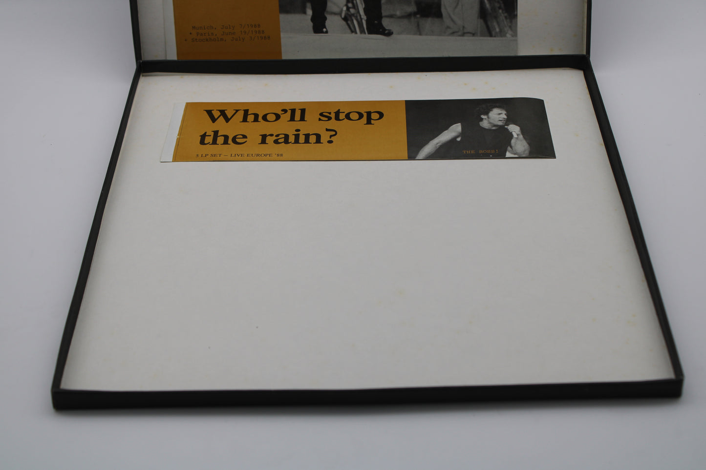 Bruce Springsteen "Who'll Stop The Rain?" Vinyl Box Set - 5LPs Munich Concert 1988 (DOW)