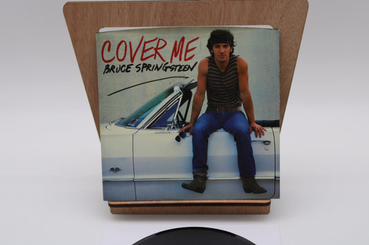 Bruce Springsteen 45 record "COVER ME" WHITE LABEL Demonstration/Not For Sale"