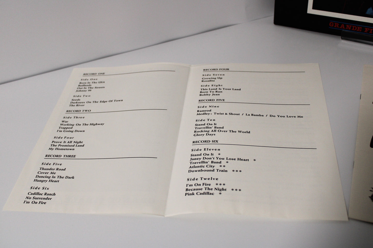 Bruce Springsteen "GRANDE FINALE" 6 RECORDS Entire Show in LA - Complete Box Set!