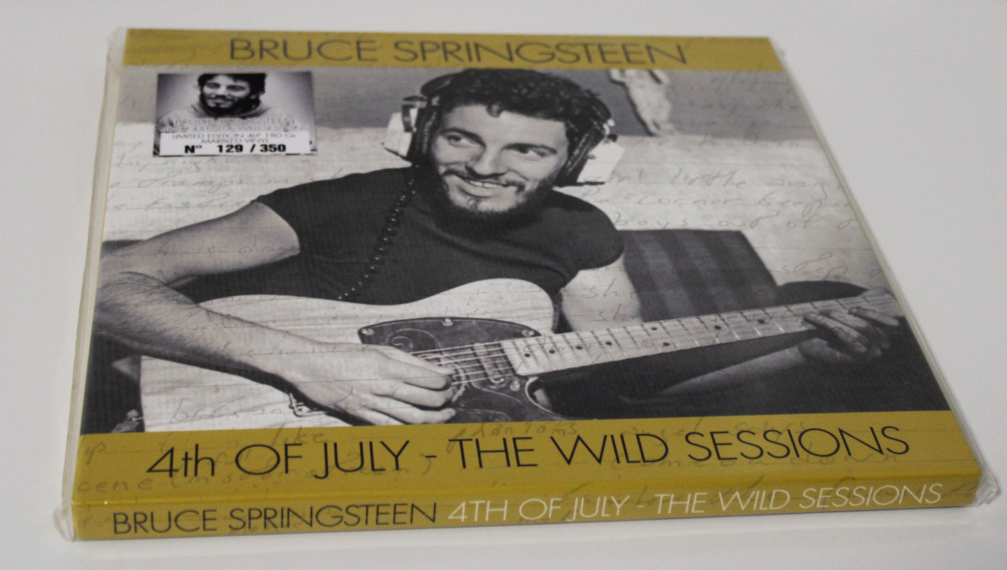 Bruce Springsteen "4th Of July - The Wild Sessions" 4 LP Unofficial Vinyl Records - Box Set - Limited Edition
