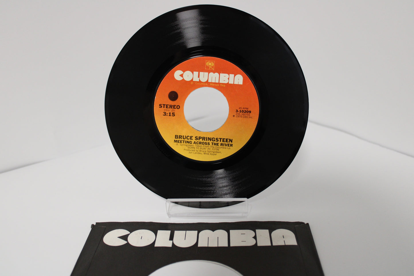 Bruce Springsteen – BORN TO RUN - 45 Record Single 1975 Near Mint collectible