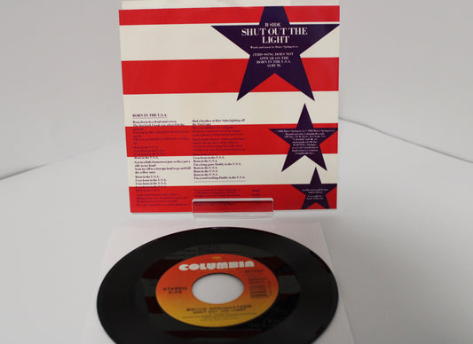 Bruce Springsteen - Born In The U.S.A. - picture sleeve 45 record near perfect collectible