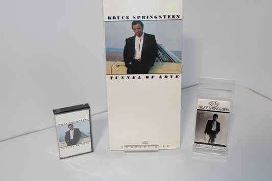 Bruce Springsteen SEALED "Tunnel of Love" 1987 CD Longbox + Cassette & Cassette Single - all Sealed