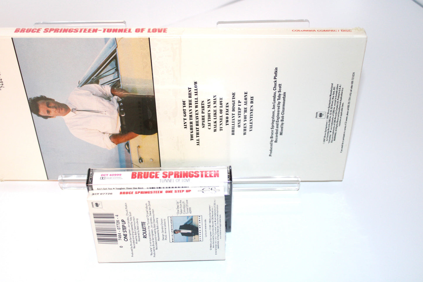 Bruce Springsteen SEALED "Tunnel of Love" 1987 CD Longbox + Cassette & Cassette Single - all Sealed