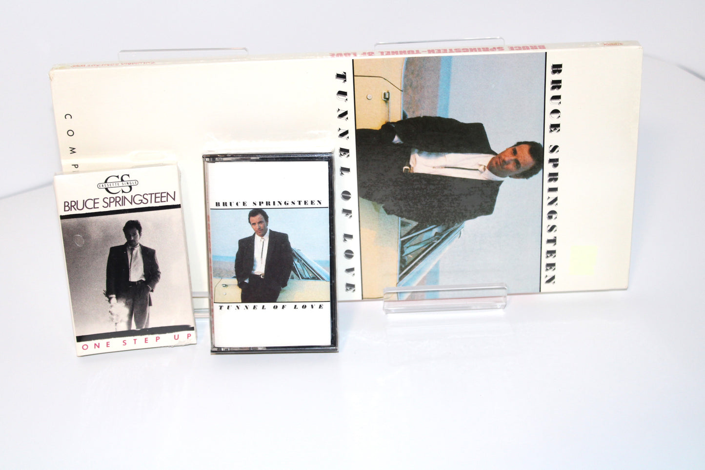 Bruce Springsteen SEALED "Tunnel of Love" 1987 CD Longbox + Cassette & Cassette Single - all Sealed