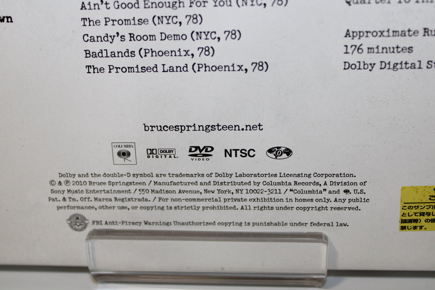 Bruce Springsteen JAPAN PROMO - CD/DVD BOX SET - The Promise: The Darkness On The Edge Of Town Story