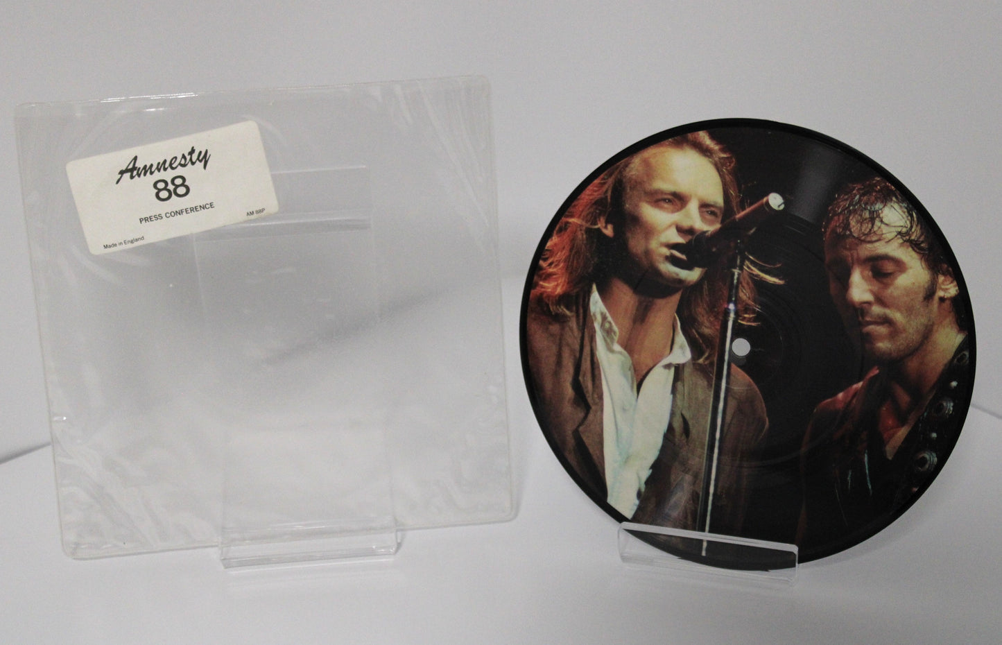 Bruce Springsteen, Sting, Tracy Chapman 7" Picture Vinyl - Amnesty 1988 (DOW)