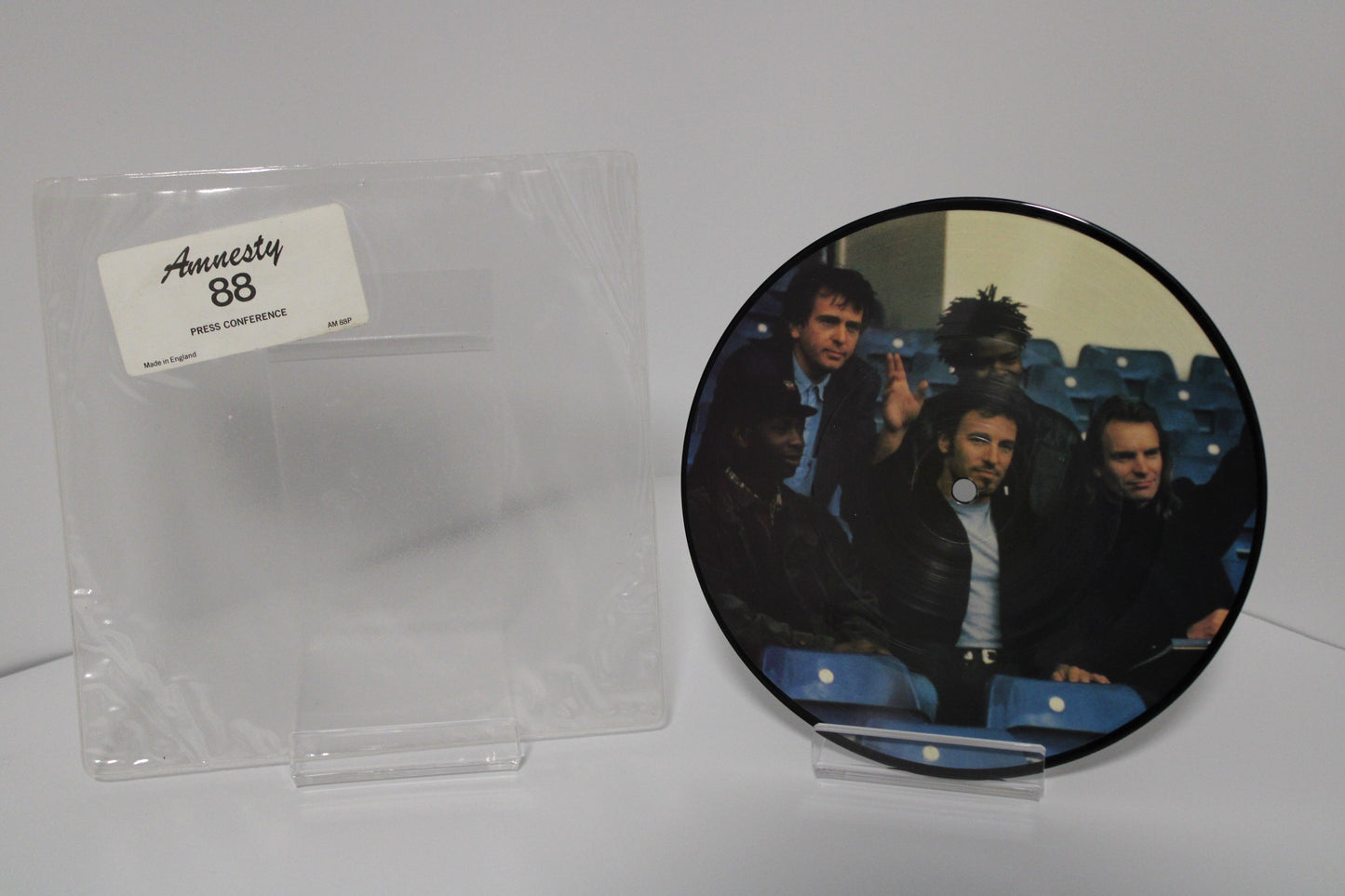 Bruce Springsteen, Sting, Tracy Chapman 7" Picture Vinyl - Amnesty 1988 (DOW)