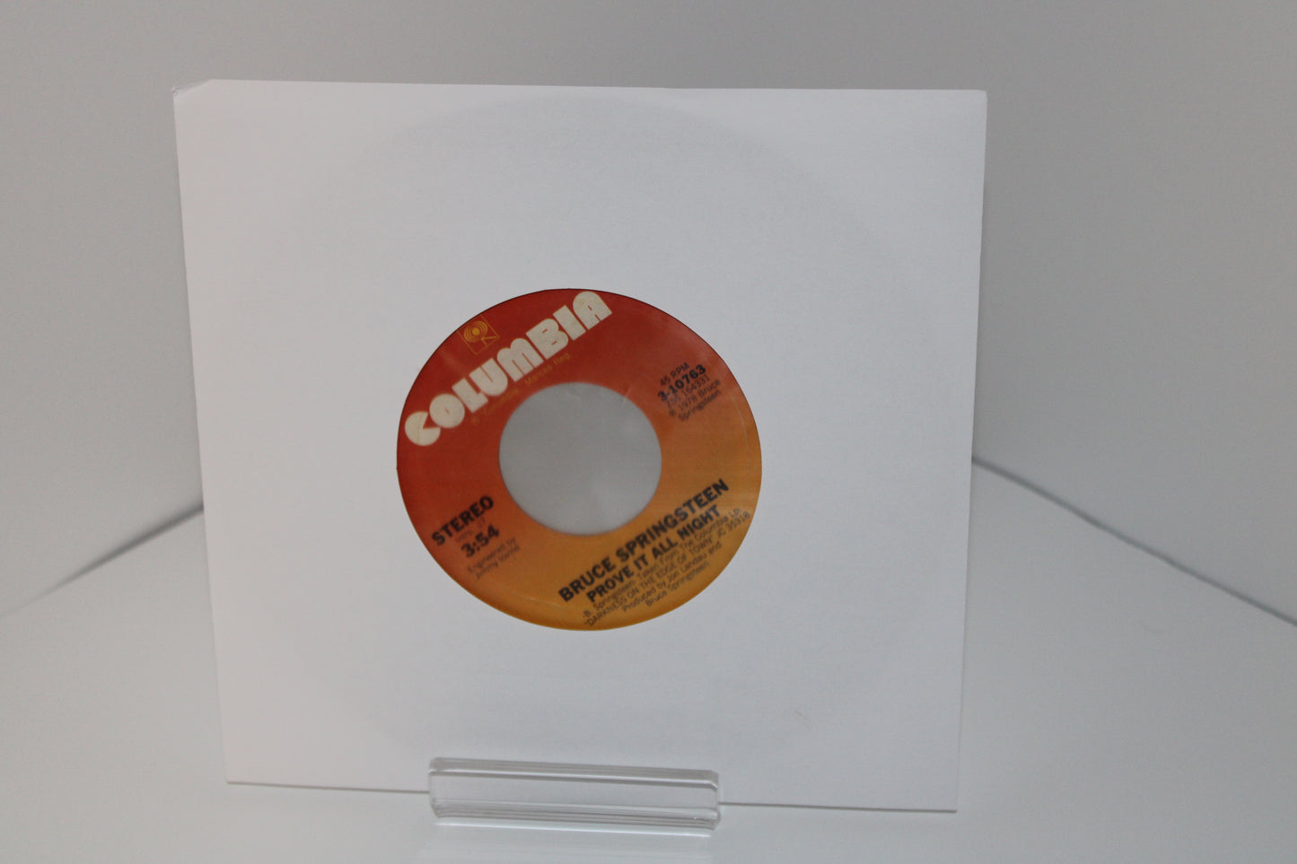 Bruce Springsteen – PROVE IT ALL NIGHT - 45 Record 7" Single 1978