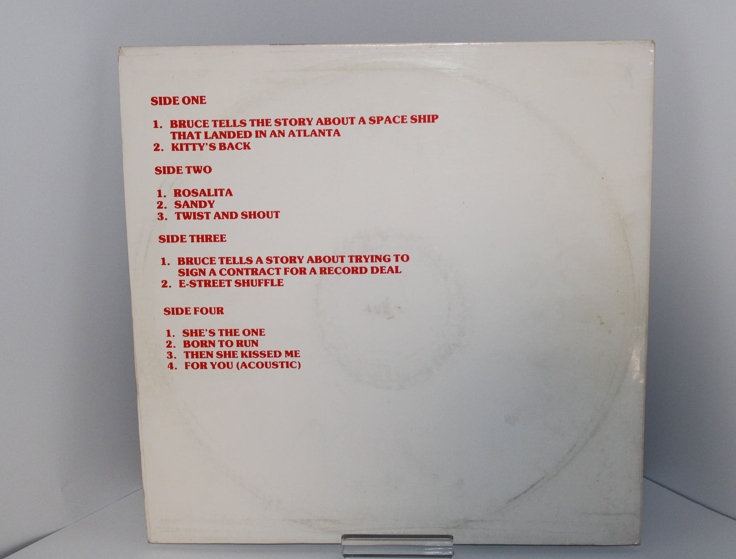 Bruce Springsteen "In Atlanta, Georgia 1975" Bootleg Vinyl - 2 LPs Live
