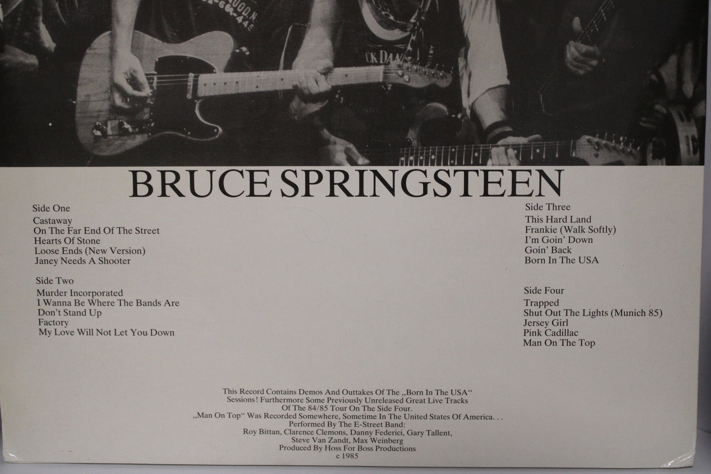 Bruce Springsteen "Castaway" 2 Vinyl LPs Unofficial Demo & Outtakes from BITUSA Sessions