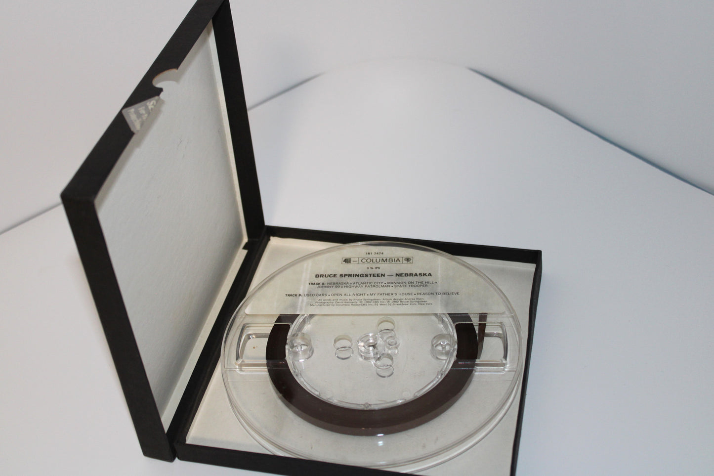 Bruce Springsteen – NEBRASKA - Reel to Reel Tape - Original 1982 - Tape still sealed