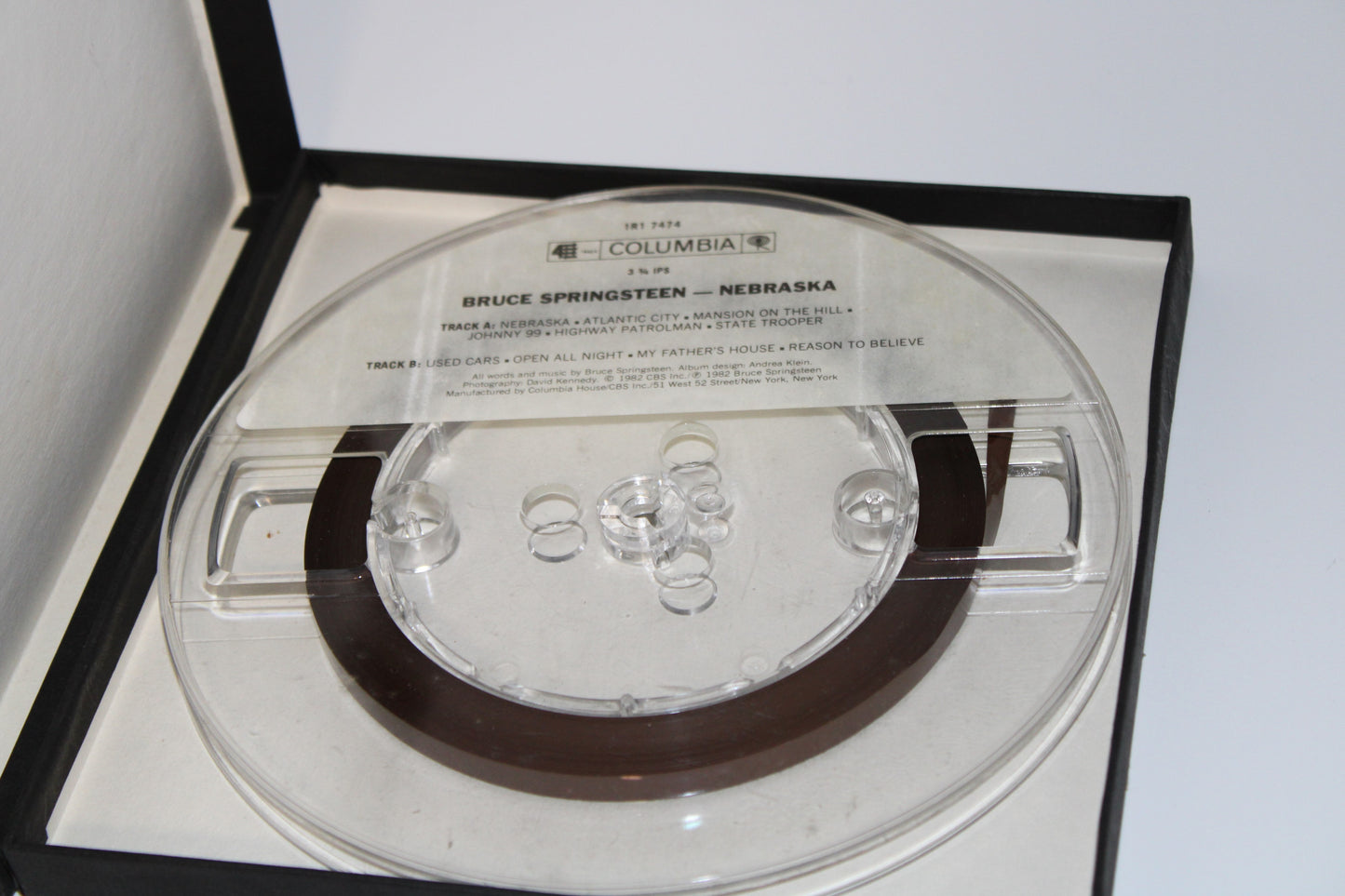 Bruce Springsteen – NEBRASKA - Reel to Reel Tape - Original 1982 - Tape still sealed