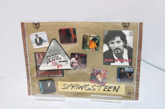 Bruce Springsteen - SEALED - Japan PIN Badge Collectible Set Original Sony Promo for Tour