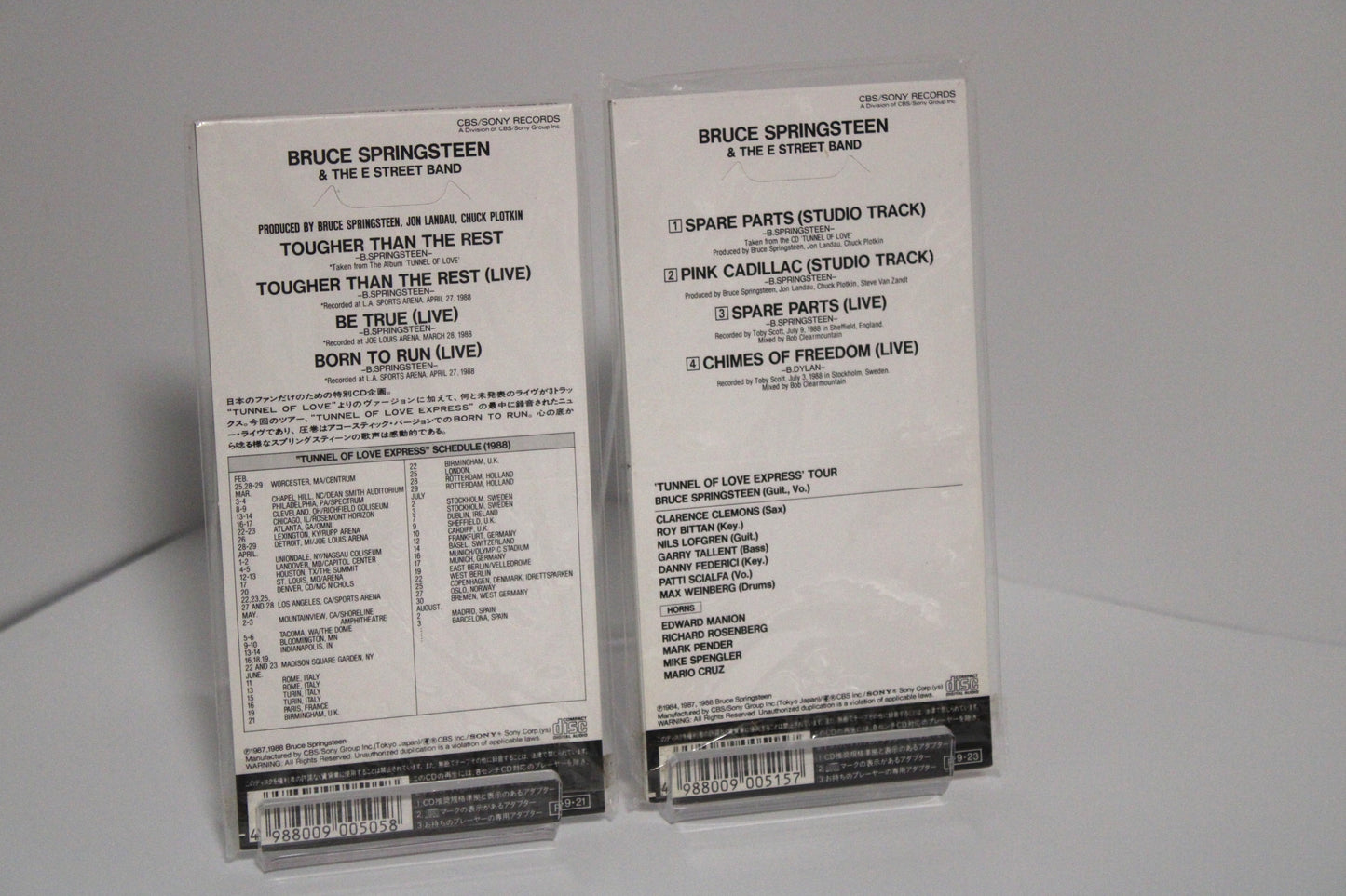 Bruce Springsteen - SEALED - Tunnel of Love Express 1 & 2 - 2 CDs Japan Collectible