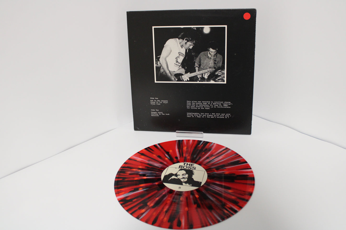 Bruce Springsteen - LAST WARM UP - Red Marble Splatter Bootleg Vinyl