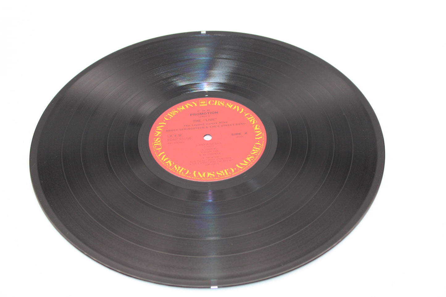 Bruce Springsteen & The E Street Band - Japan Vinyl "The Live The Legend Comes Alive" Promo Near Mint
