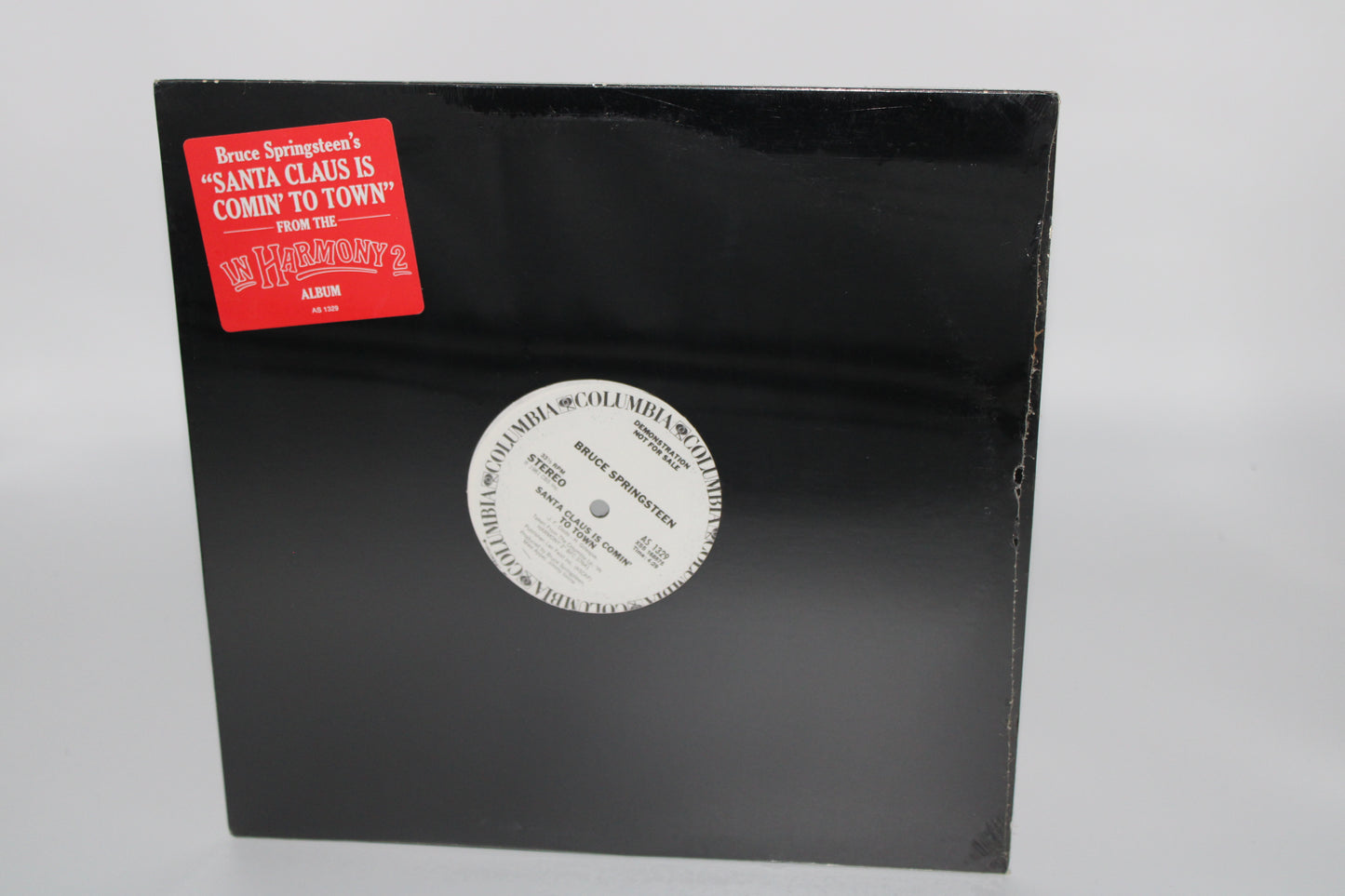 Bruce Springsteen - SEALED -Santa Claus is Comin’ to Town – 12” White Label Promo - Sealed Collectible