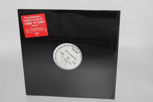 Bruce Springsteen - SEALED -Santa Claus is Comin’ to Town – 12” White Label Promo - Sealed Collectible
