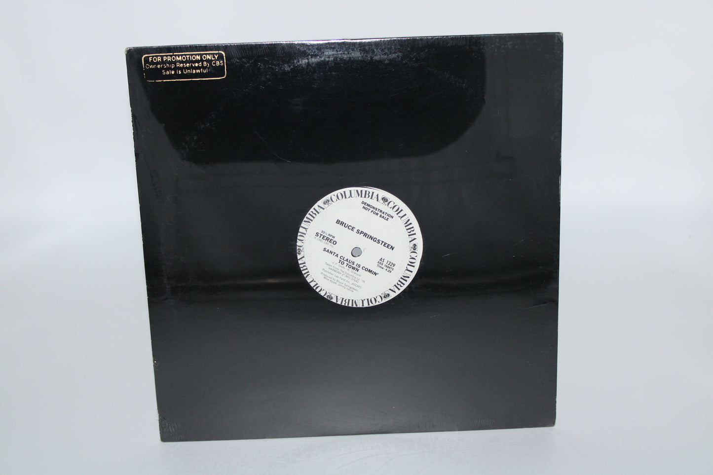 Bruce Springsteen - SEALED -Santa Claus is Comin’ to Town – 12” White Label Promo - Sealed Collectible