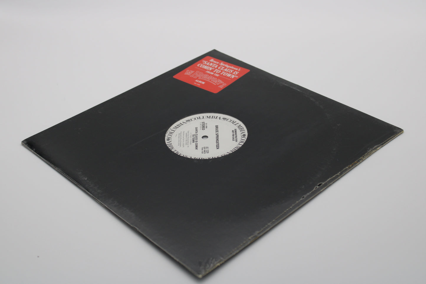 Bruce Springsteen - SEALED -Santa Claus is Comin’ to Town – 12” White Label Promo - Sealed Collectible