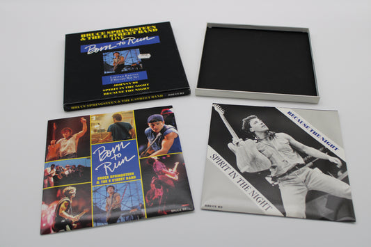 Bruce Springsteen Born to Run Collectible Box 45/7" records + picture sleeves - Import Vinyl