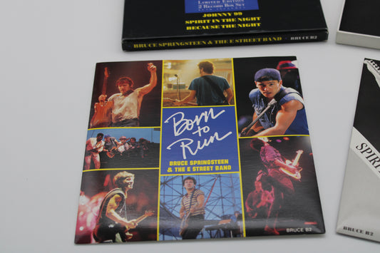 Bruce Springsteen Born to Run Collectible Box 45/7" records + picture sleeves - Import Vinyl