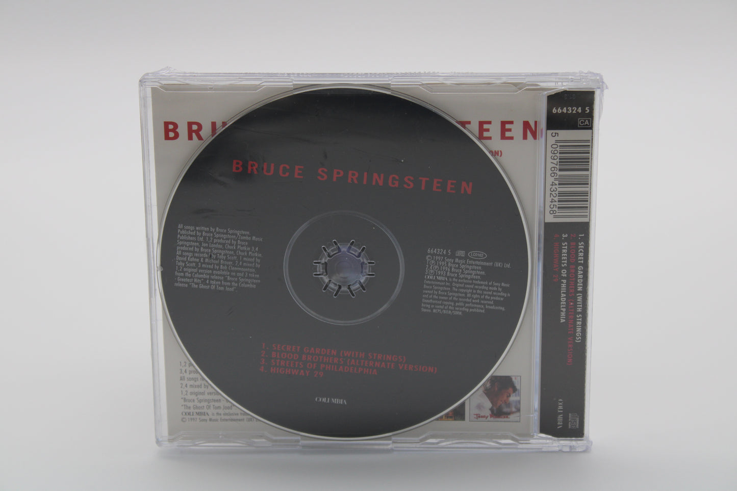 Bruce Springsteen SEALED CD/EP Secret Garden & Streets of Philadelphia Import UK Collectible
