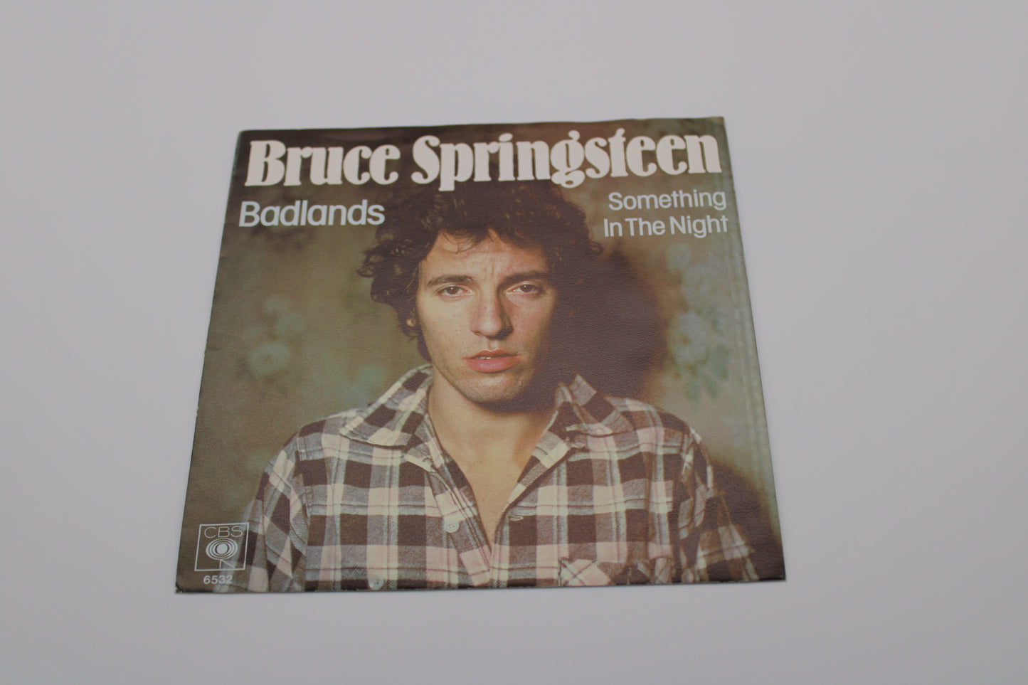 Bruce Springsteen 45 record Badlands & Something in the Night 1978 German Import