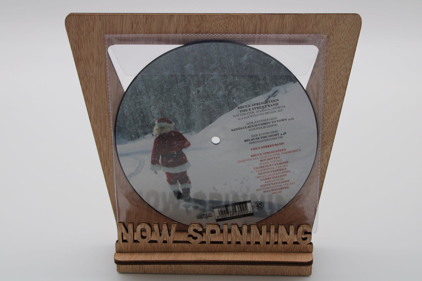 Bruce Springsteen Santa Claus is Comin' to Town - Vinyl 7" Record Picture Disc Collectible