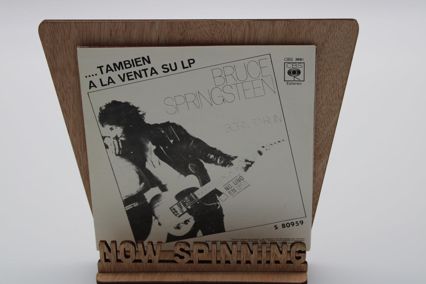 Bruce Springsteen 45 Record "Born to Run" Import 1975 Picture Sleeve Collectible