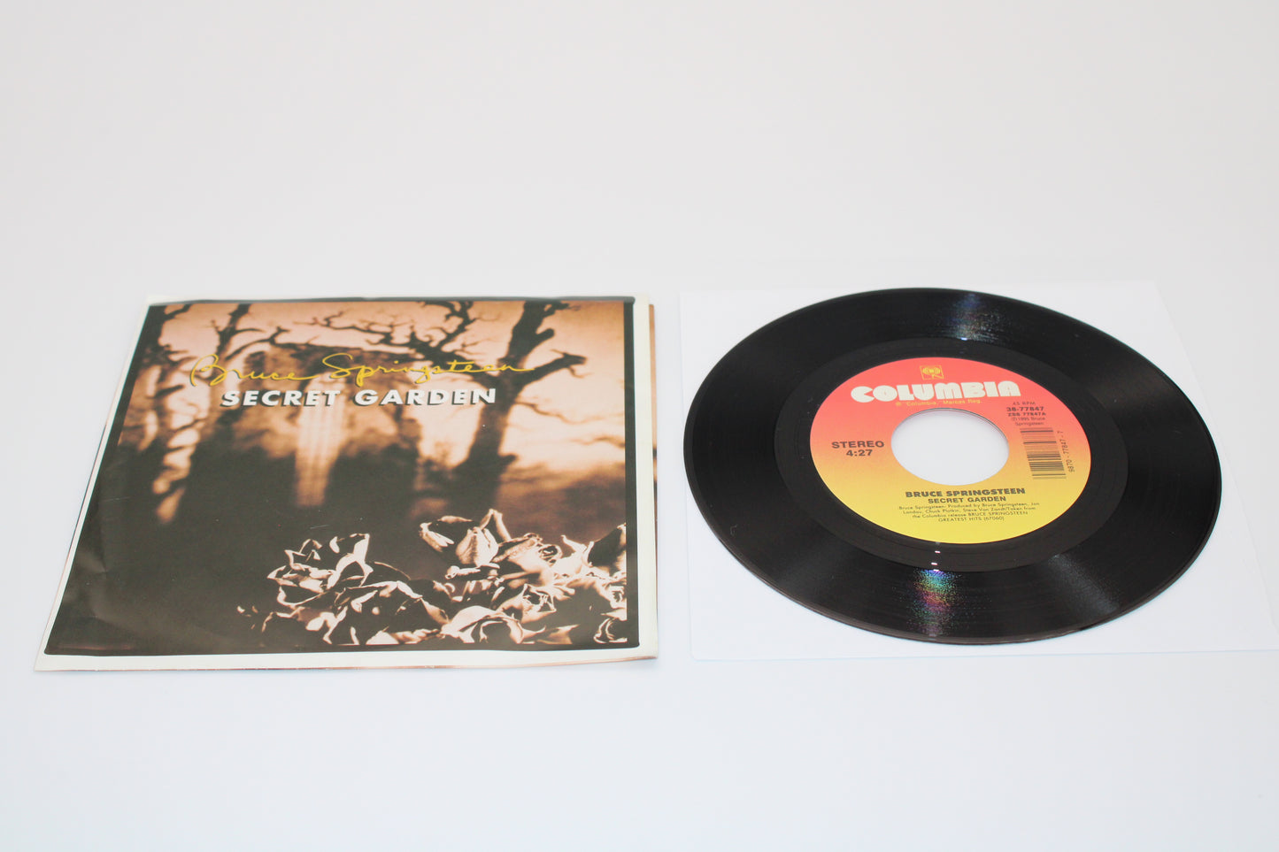 Bruce Springsteen 45 Record -Secret Garden - Near Mint Collectible
