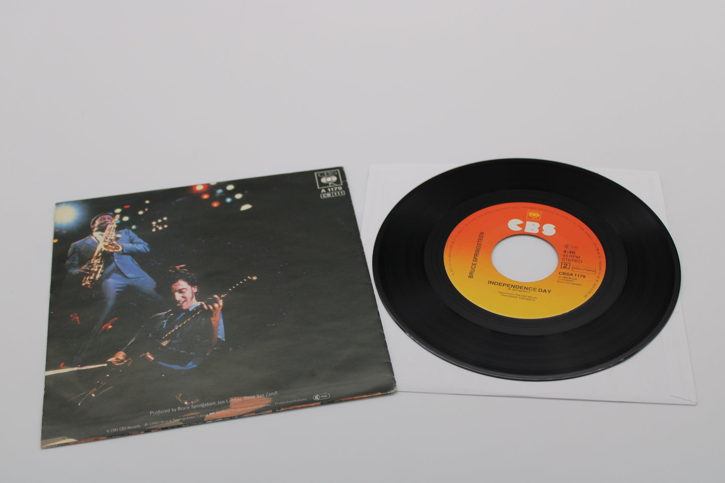 Bruce Springsteen 45 Record - The River & Independence Day Import Collectible