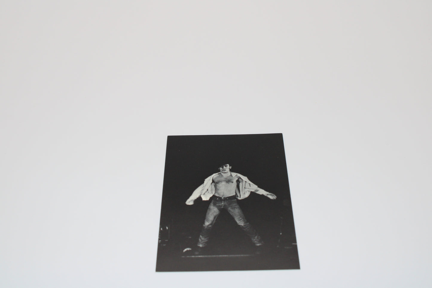 Bruce Springsteen Authentic Original Post Card 1979 Excellent & Rare Raye Santos Photo
