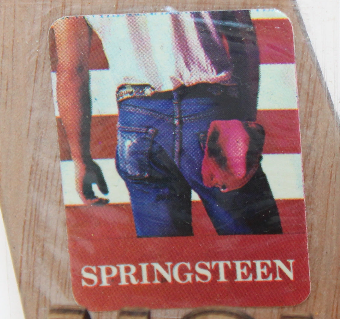 Bruce Springsteen SEALED Original "Hostess" Giveaway Sticker - Sealed 1984