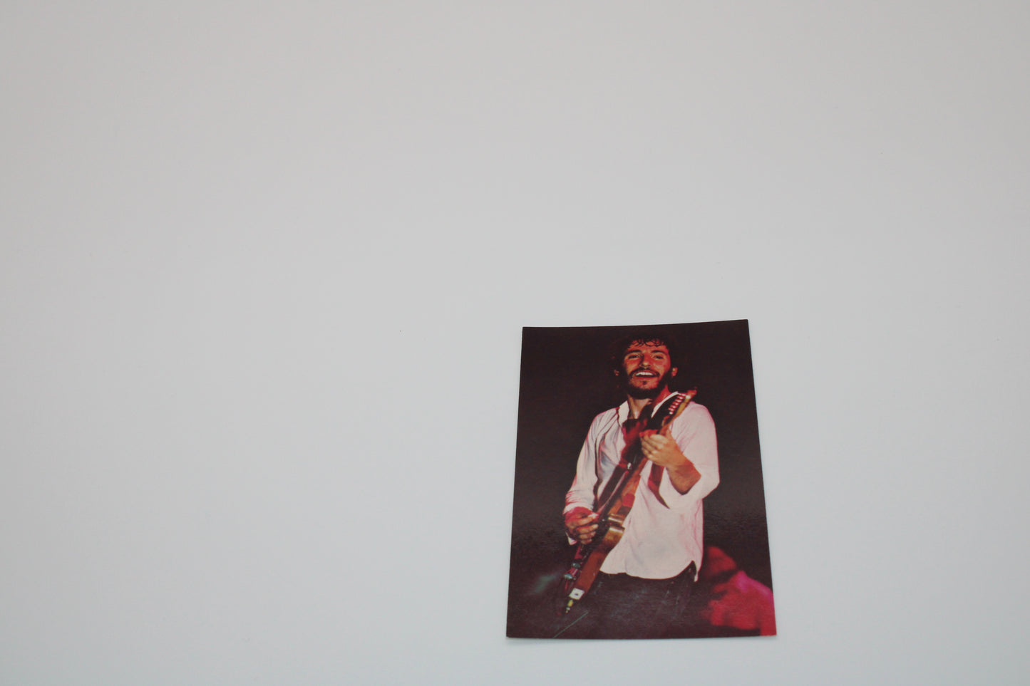 Bruce Springsteen 1977 Barbra Pyle Photograph on Post Card