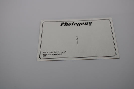 Bruce Springsteen Authentic Original Photogeny BR29 Post Card Near Mint Collectible