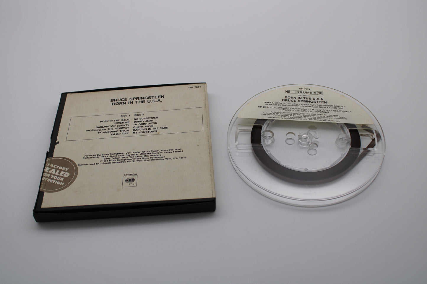 Bruce Springsteen Reel to Reel 4 Collection Complete Set - Born to Run, Darkness on the Edge of Town, Nebraska, Born in the USA