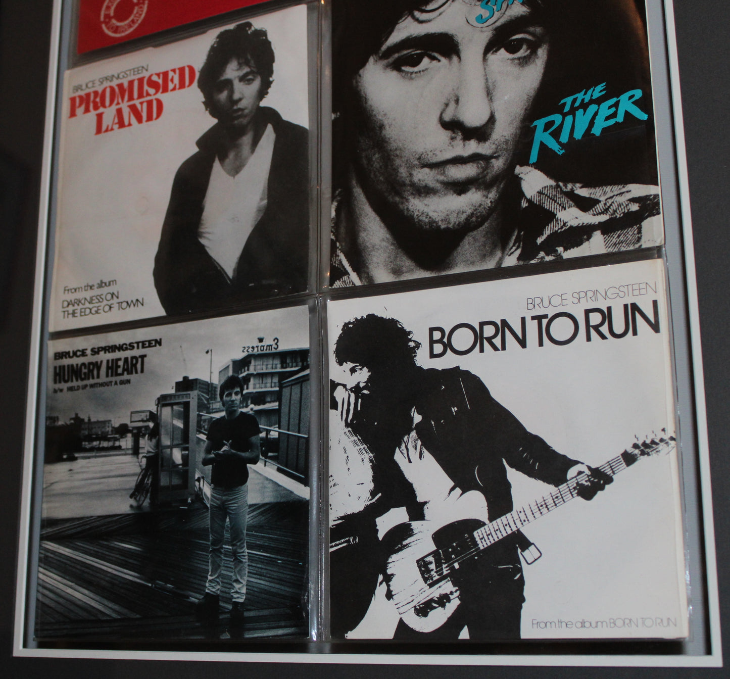 Bruce Springsteen "Springsteen Pack" Four 45 Records - One of a Kind Collectible