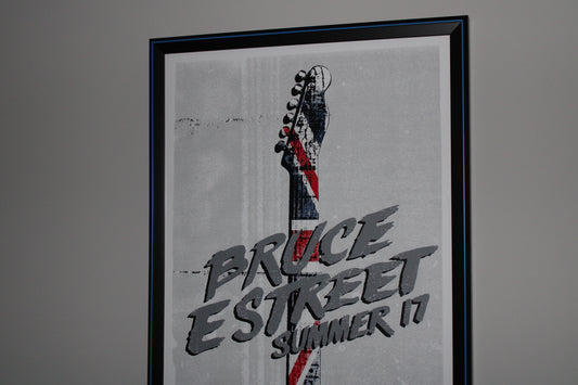 Bruce Springsteen - Original Lithograph "Summer 2017" in Perth, AU - Final Shows of The River Tour - Collectible