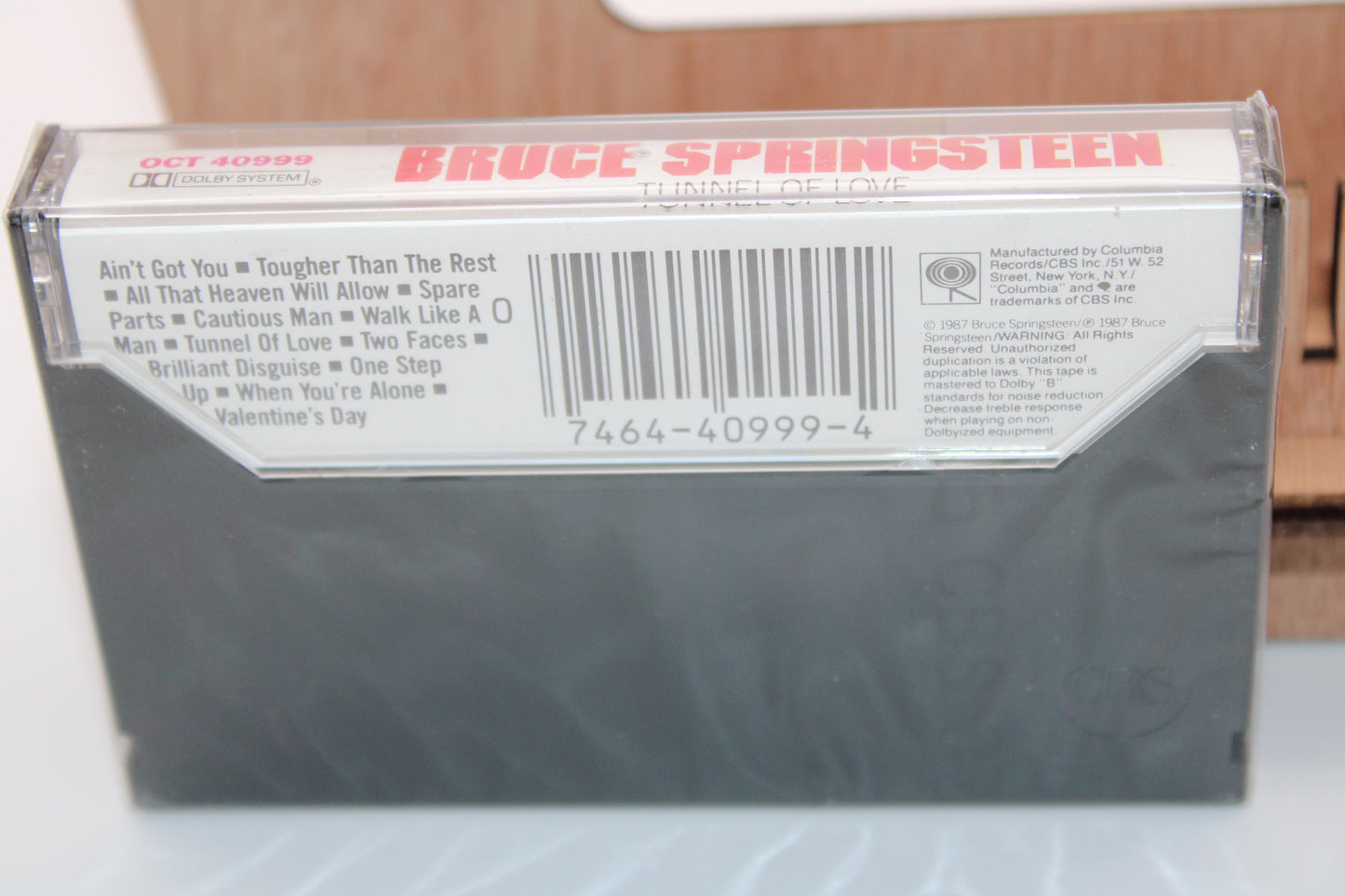 Bruce Springsteen SEALED Tunnel of Love album on Columbia/CBS Cassette 1988