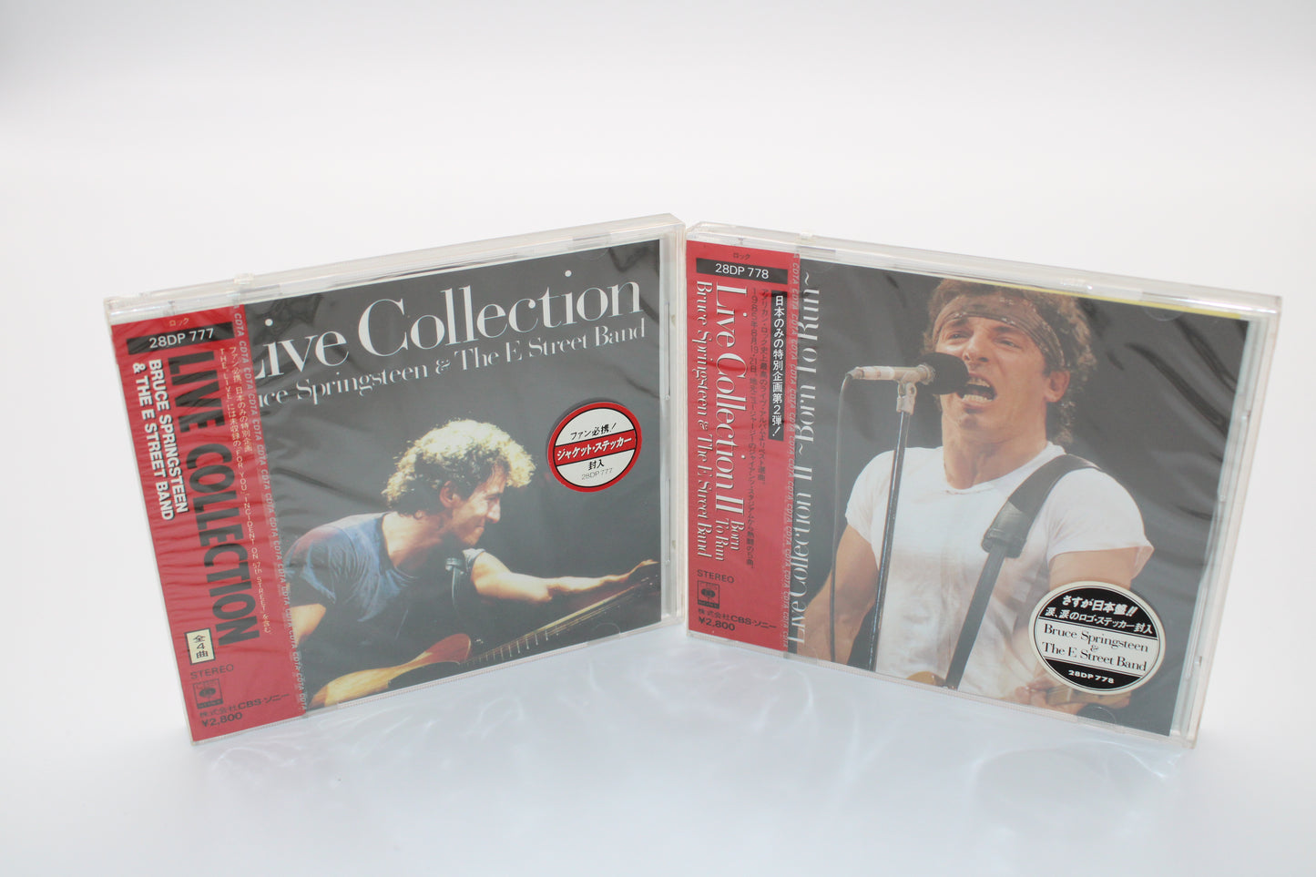 Springsteen SEALED Live Collection & Live Collection II - CDs Sealed - 2 Japan CD Releases