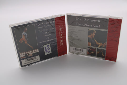 Springsteen SEALED Live Collection & Live Collection II - CDs Sealed - 2 Japan CD Releases