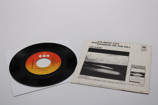 Bruce Springsteen Atlantic City record 7" Single w/Picture Sleeve Import Collectible