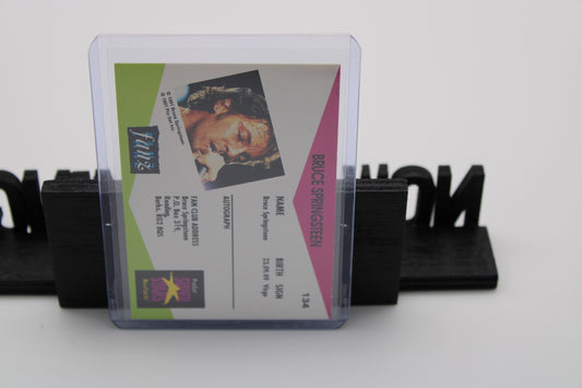 Bruce Springsteen Pro Set Super Stars Trading Card UK EDITION - 1991 Cards #134