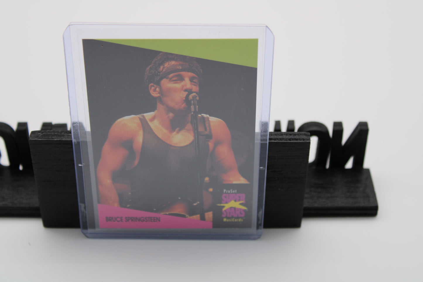 Bruce Springsteen Pro Set Super Stars Trading Card UK EDITION - 1991 Cards #133
