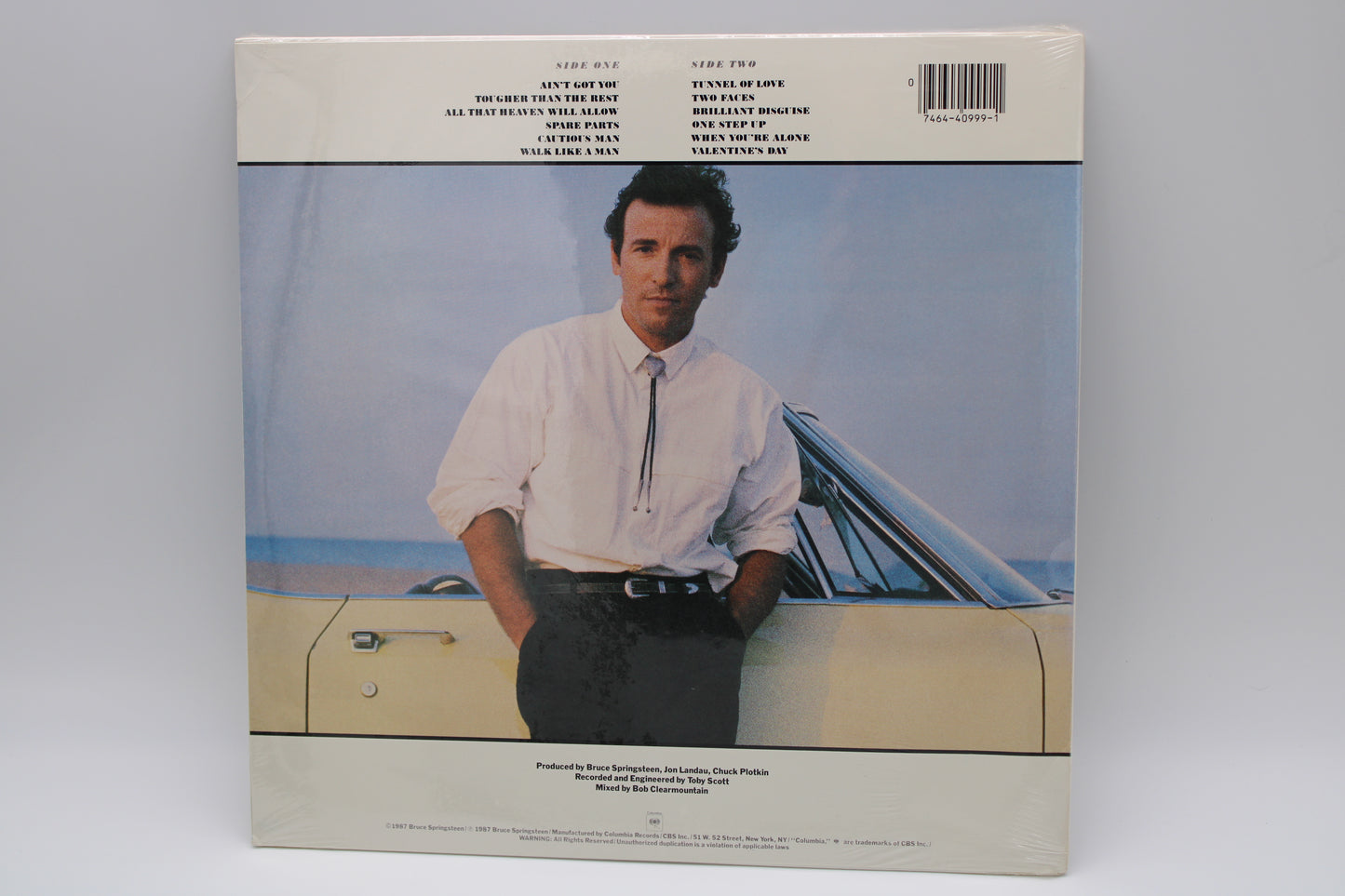 Bruce Springsteen SEALED Tunnel of Love 1987 Original Vinyl Album - Hype Sticker