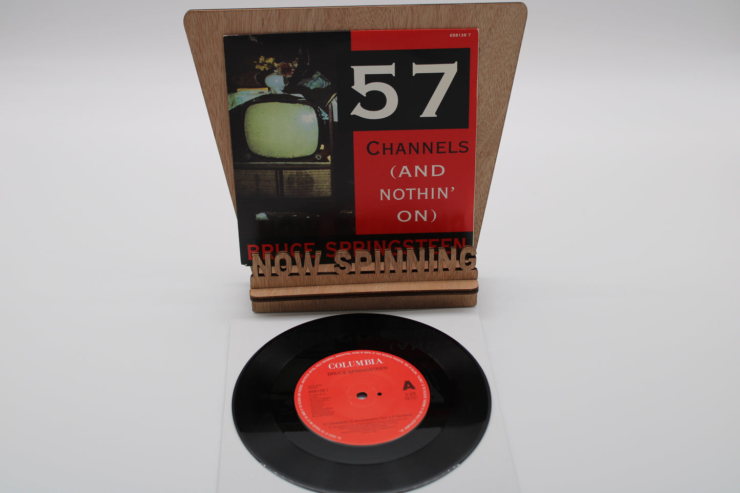 Bruce Springsteen 45 Record - 57 Channels rare Holland Import 1992