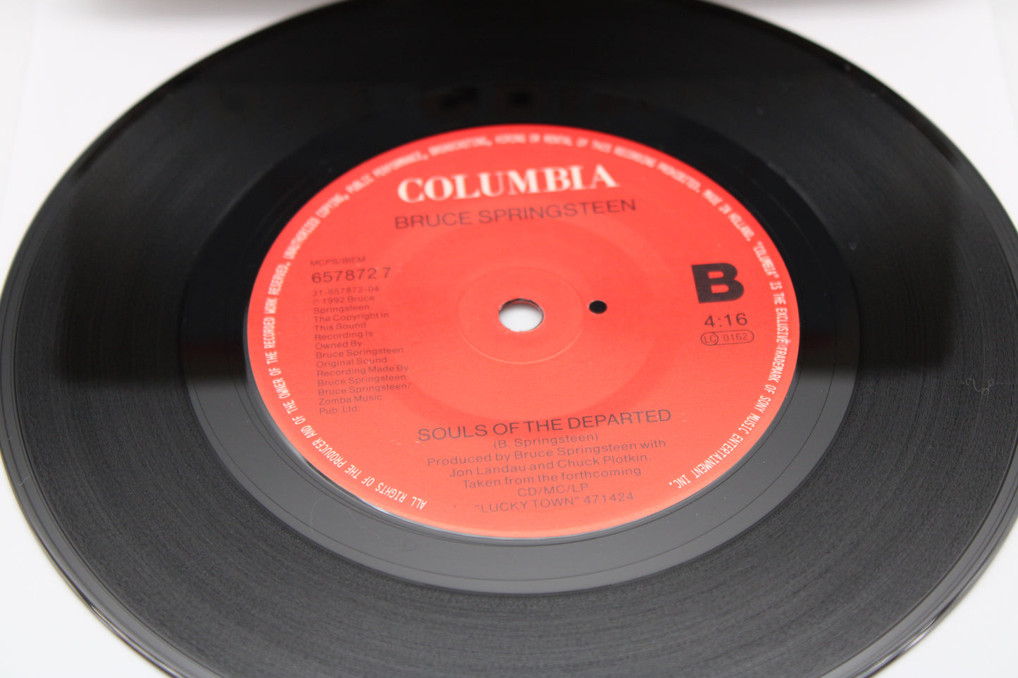 Bruce Springsteen 45 Record - Human Touch - Holland Import 1992 - NM
