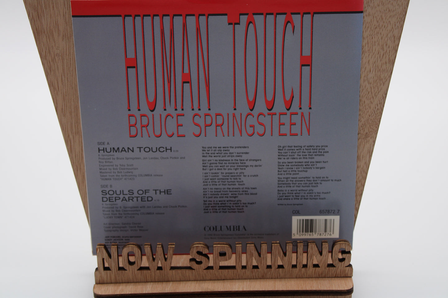 Bruce Springsteen 45 Record - Human Touch - Holland Import 1992 - NM